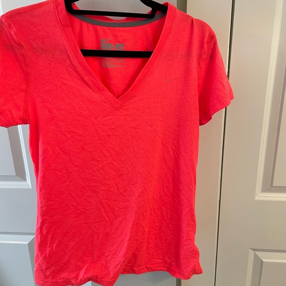 Size small hot pink nike drifit top
